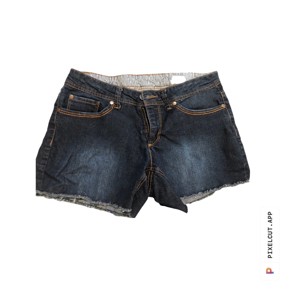 denim cut off shorts size 6-pre owned